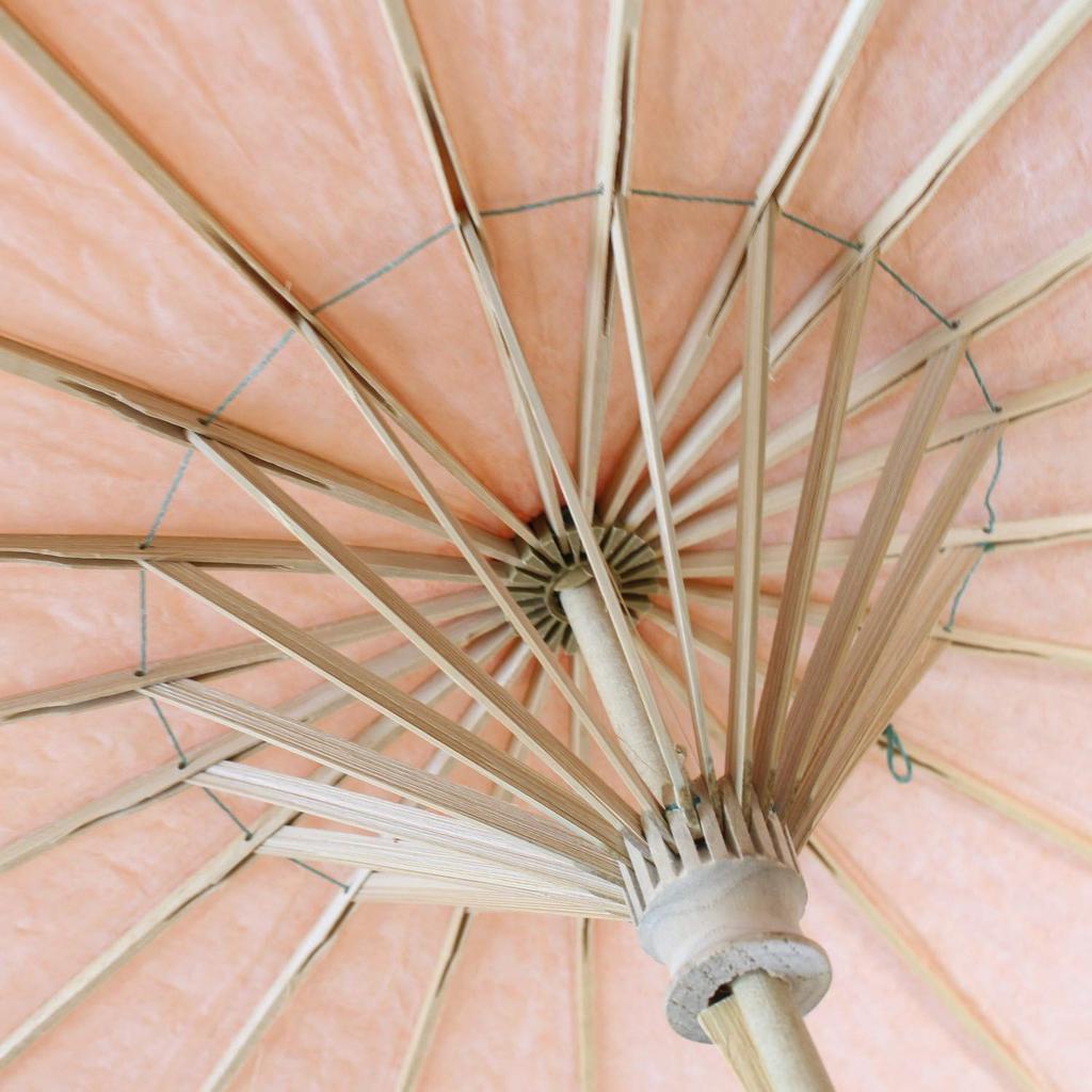 Smiti Japanese Paper Solid 9 60cm Golden Yellow Parasol, Color, Colors, Diameter,