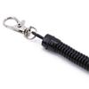 Key Lanyard Hook Spring Stretchy Coil Keyring Keychain Strap Rope Cord Swivel Lobster Clasp Clips Key Hooks Key Cord