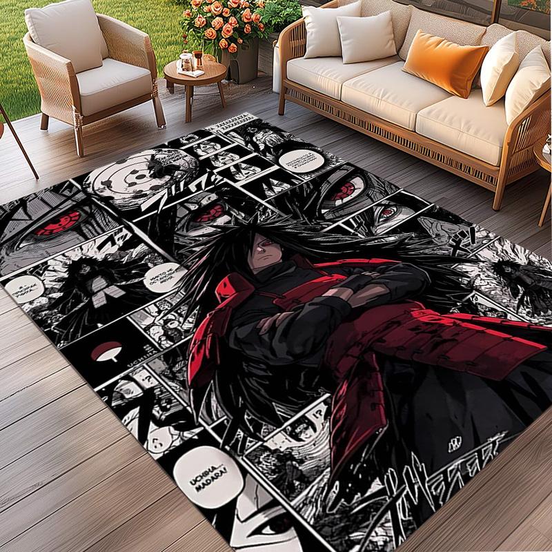 Demon Slayer Print Rug, Washable Floor Carpet, For Entryway Dorm Laundry Room Office Study, Home Decor Birthday Christmas Gift