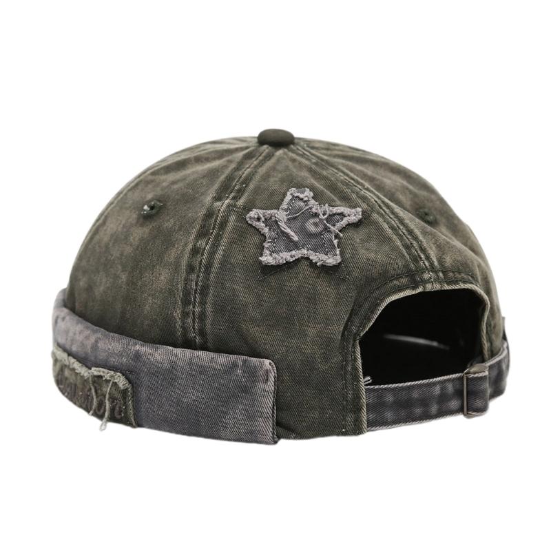 

Fashionable Skull Hat for Various Head Size Spring Autumn Sunproof Hat for Casual Travel Street Wear Hiphop Dance Hat армія зелений колір