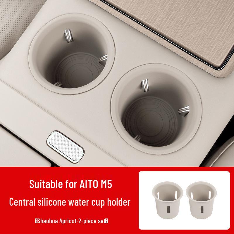 AITO M5 Ultra Silicone Cup Holder & Storage Box Sleeve for 25 Models
