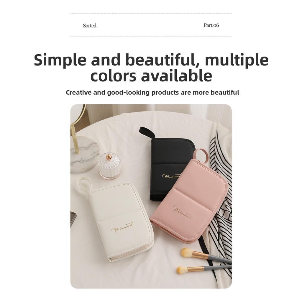 Cosmetic Bag Large Capacity Makeup Brush Storage Bag Portable Tattoo Artist Tool Eyebrow Pencil Bag