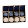12 Pieces - Ornaments, Flocked Christmas Decoration, Shatter Decorative Balls