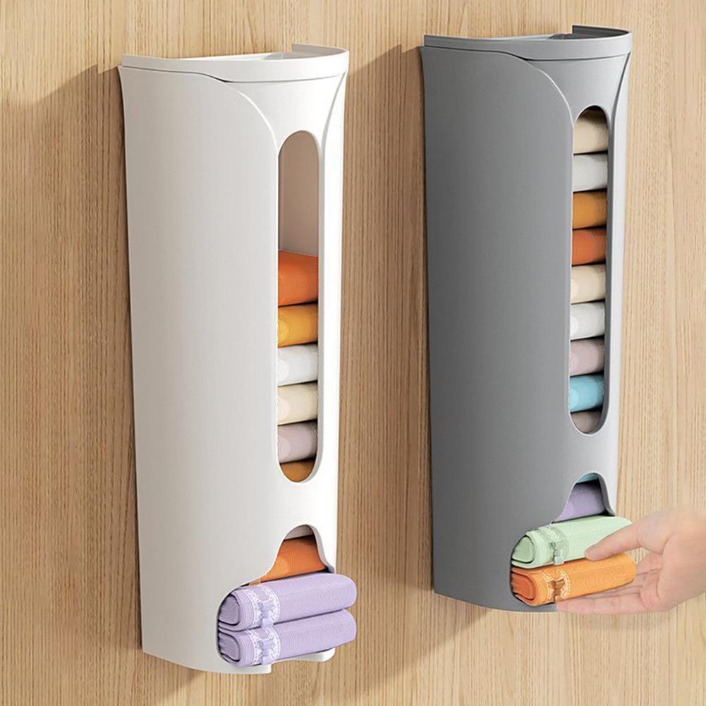 Underwear Sock Storage Box Grocery Drawer Organiser Pull Out Kitchen Garbage Bags Holder For Storing Socks Ties Plastic Bag