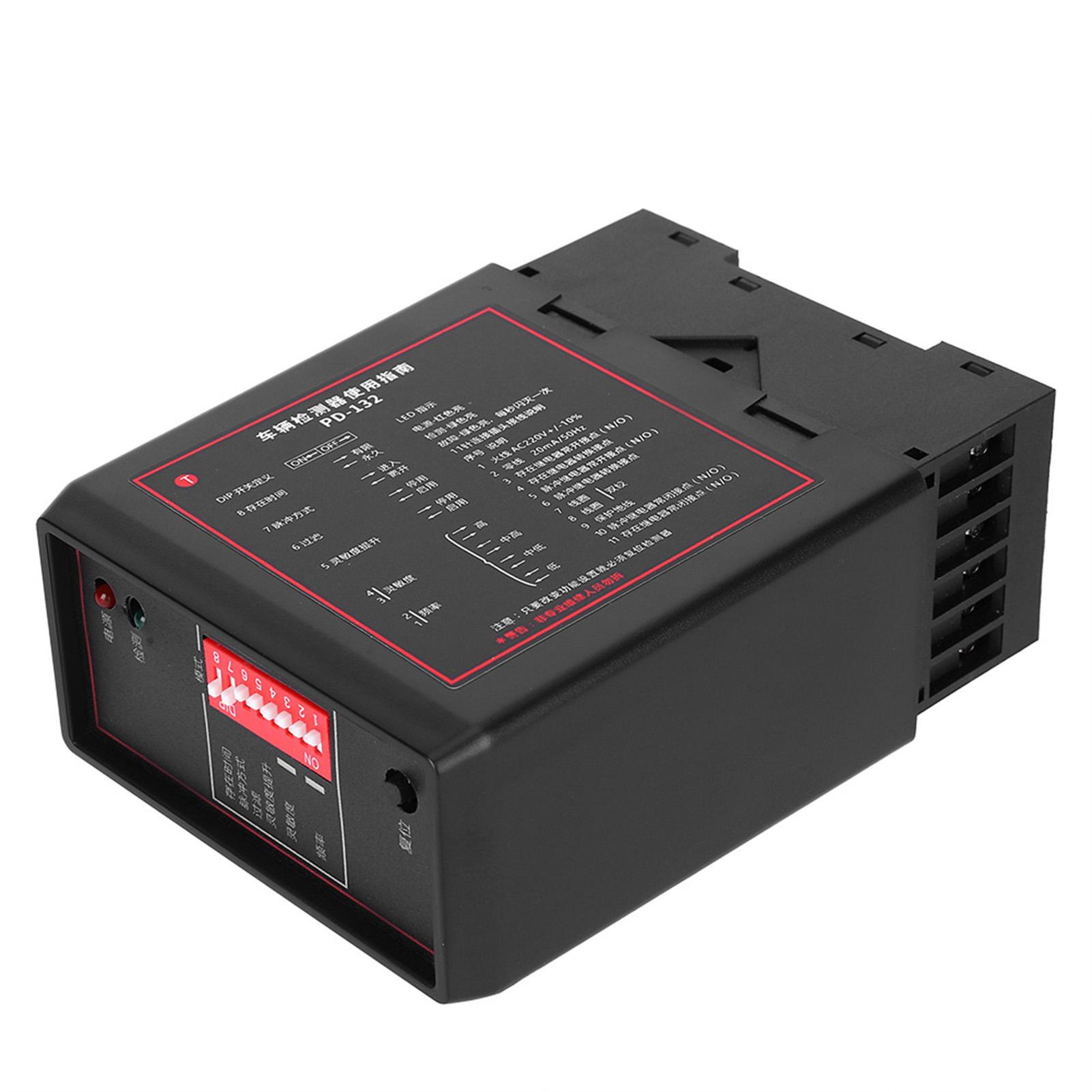 

PD132 Single Channel Inductive Vehicle Loop Detector For The Car Parking Lot PD132 single loop detector Single loop detector чорний