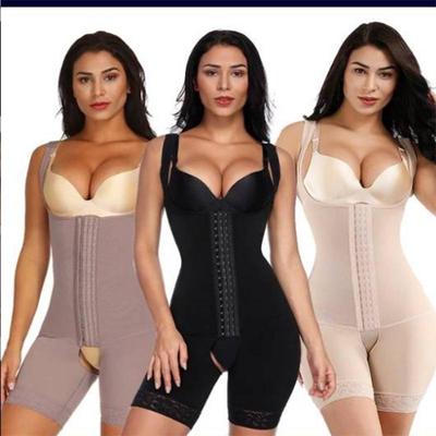 European & American Lace Body Shaping One-Piece: Hook-and-Eye Closure, Abdominal Tightening, Butt Lifting, Tight Fit, Sculpting Underwear with Bra.