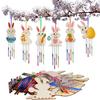 Wind Chime Craft Kit DIY Wind Chime Children's Painting Craft Ornaments Garden Home Decor.
