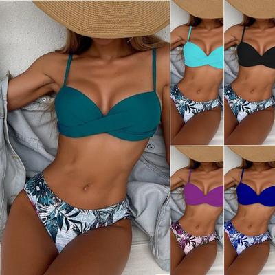 New Swimsuit Women's Fashion Bikini Hard Bag Steel Tray Split Swimsuit Women's Bikini