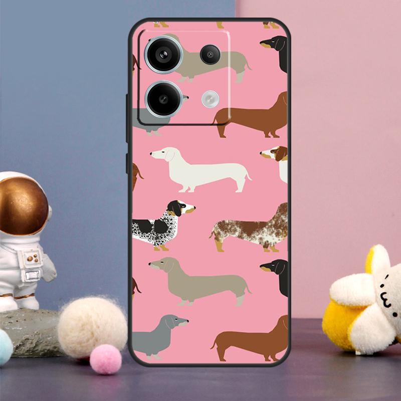 Dachshund Dackel Dog Case For Xiaomi Redmi Note 15 Pro Plus 10 11 12 13 14 Pro Redmi 15 15C 14C 10C 12C 13C Cover