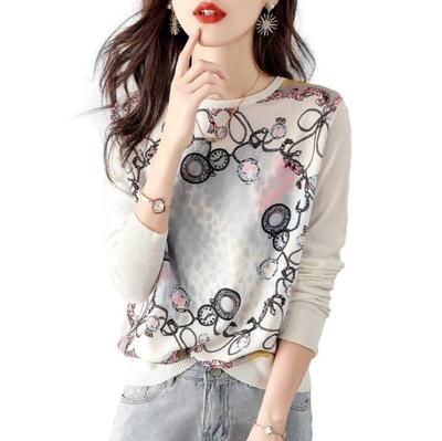Knit Round Different Long Unique Scarf Full Round Neck Autumn Spring Korean Stylish White [J-Scott] Tops, Pullovers, Women's, Neck, Materials,