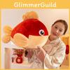 Koi Fish Plush Toy Pillow With Pp Cotton Filling For Living Room Decoration