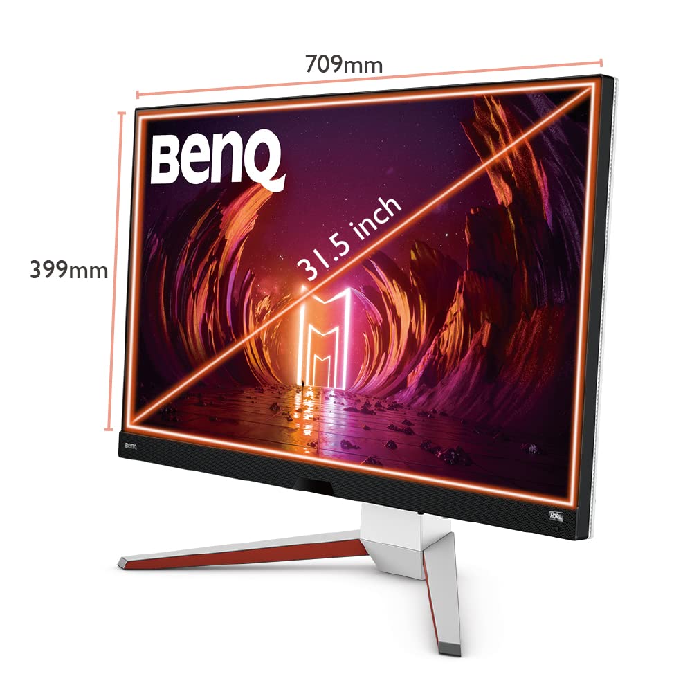 BenQ Japan BenQ MOBIUZ EX3210U Gaming Monitor Premium Automatic (32 inches/4K/IPS/144Hz/PS5 Compatible/2.1ch Speaker/microphone included/Quantum