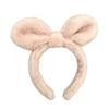 Niedliches Bären-Plüsch-Stirnband für die Gesichtsreinigung bei Frauen - Haarspangen-Accessoire
