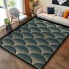 Abstract Carpet Modern Gradient Rug Artistic Pattern Mat Home Decoration Non-Slip Soft Floor Mat for Living Room Bedroom Decor