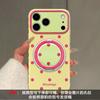 ins simple polka dots apply to 17promax iPhone case 15 rotating bracket 16plus silicone 14 Korea