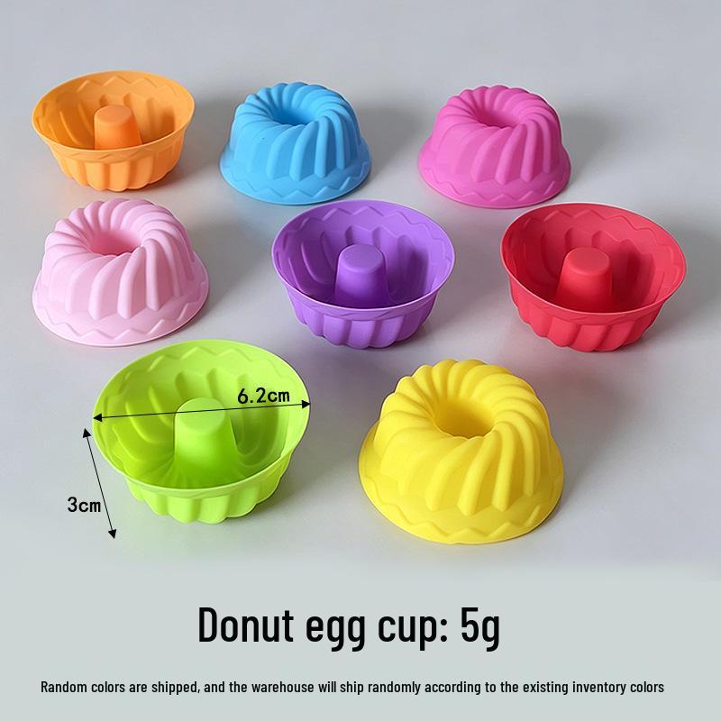 7cm Heart-Shaped Silicone Muffin & Cake Mold for Baking