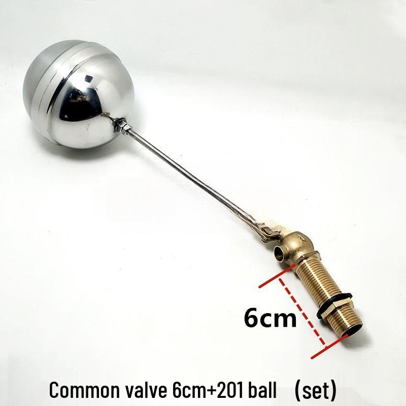 4-Minute Copper Float Ball Valve for Rice Cooker: Stainless Steel Water Inlet Switch and Tank Valve Accessory