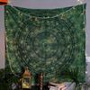 Boho Mandala Tree of Life Tapestry, Sun Moon Hippie Wall Hanging, Aesthetic Bedroom Dorm Living Room Decor