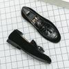 Men Casual Shoes Breathable Leather Men Tassel Loafers Business Office Shoes For Men Driving Moccasins Comfortable Slip On Shoes