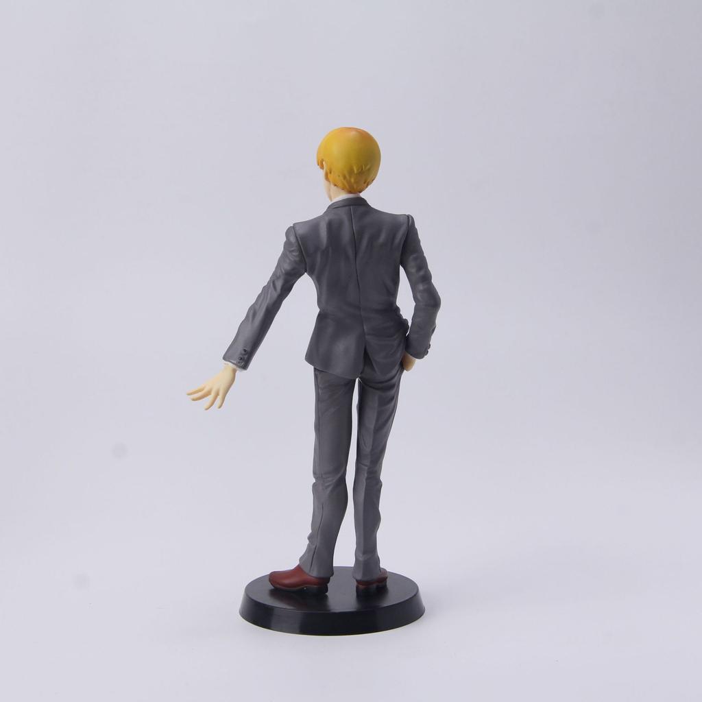16cm Cartoon Mob Psycho Reigen Arataka Shiseo Kaseyama Action Figure Statue Anime Collection Model Toys Gifts 100 Poseable Articulated Scale Detailed