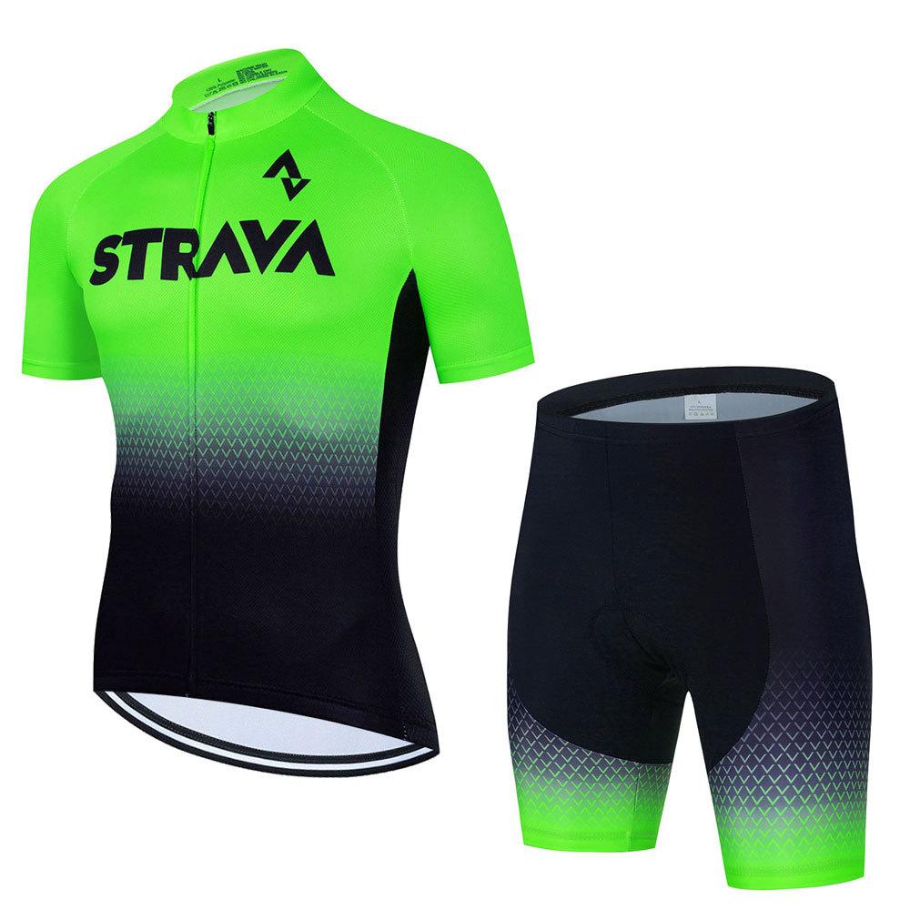 

2026 Summer Sweat-absorbing Cycling Suit Men s Suit Bicycle Short-sleeved Breathable Quick-drying Mountain Bike Clothing 5XL