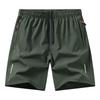 Men's Plus Size Quick-Dry Ice Silk Sports Shorts - Summer Casual Five-Point Running Shorts