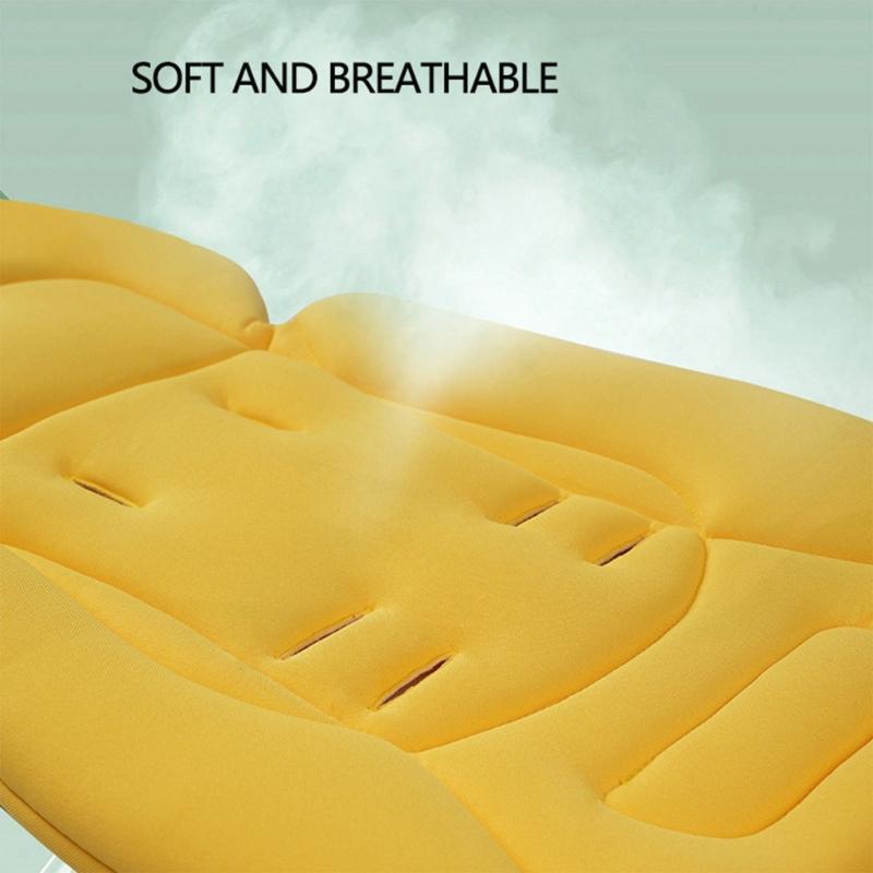 Ergonomische 3D-Rückenstütze Kinderwagenmatte Stoßfestes Säuglingswagenkissen für langanhaltenden Komfort und Wirbelsäulenstütze