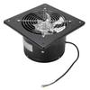 Kitchen Exhaust Fan 9.8 Inch Carbon Steel 2800RPM 80W 7 Blades Quiet Wall Mount Fume Extractor