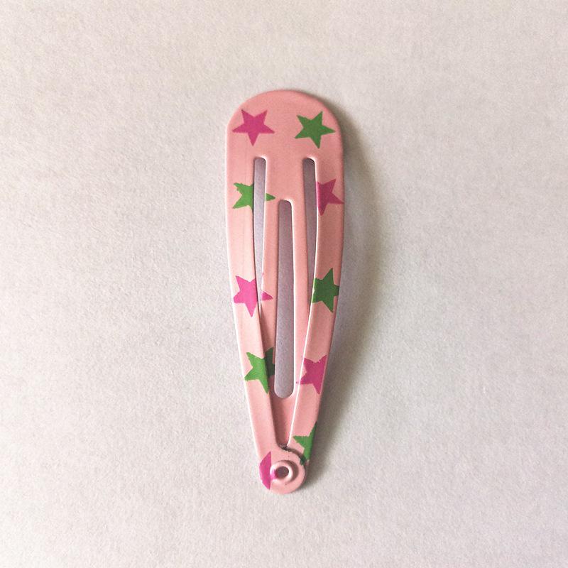 Trendy Kids' Hair Accessories: Cute Animal Metal Hair Clips & Waterdrop Print Crown Side Pins