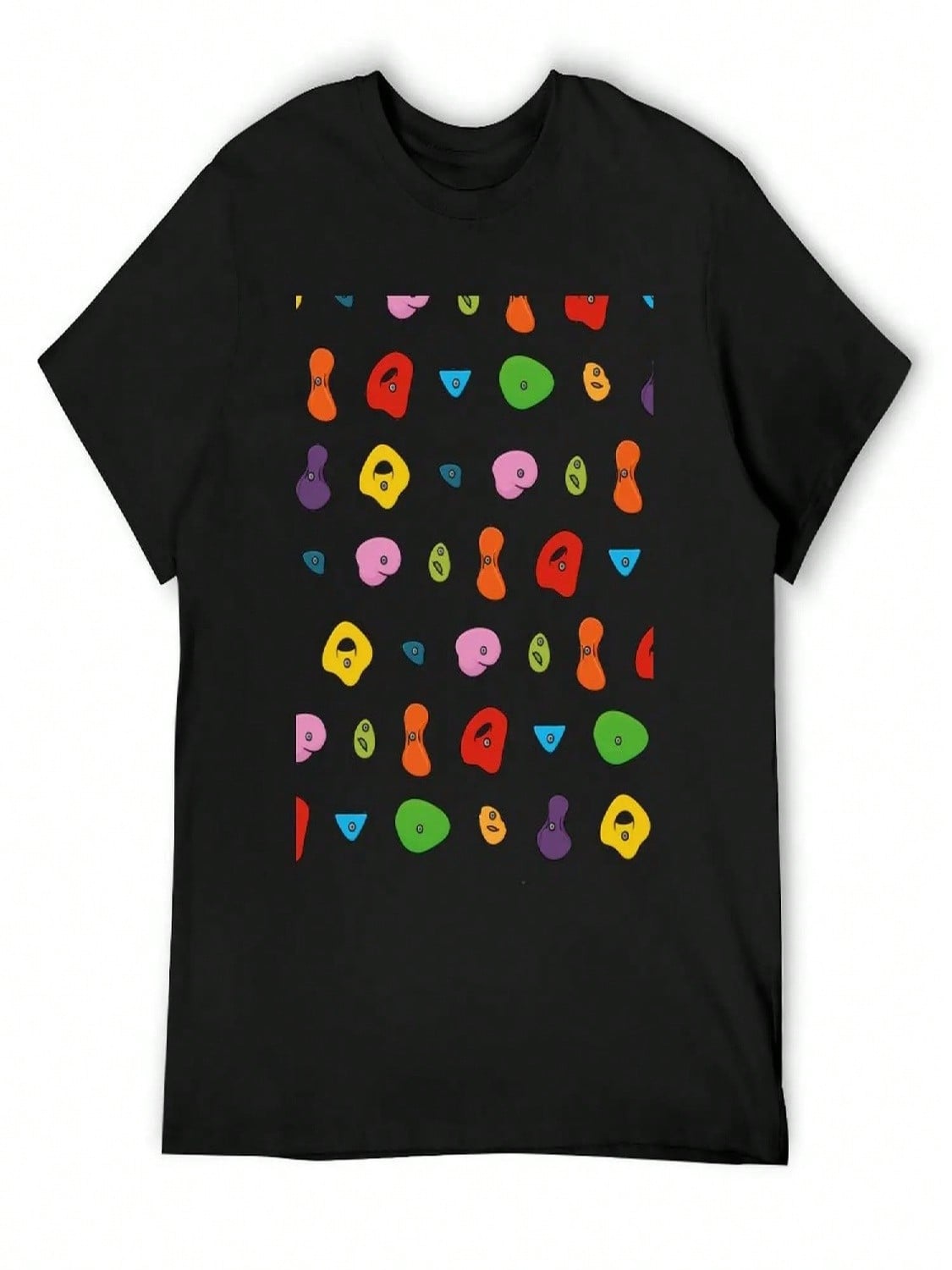 Climbing Holds T-Shirt Tops unisexs T Shirt Graphic S разноцветный