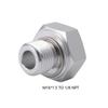 Hydraulic Pressure Sensor Adapter: M16x1.5/M12x1.5 To 1/8" NPT