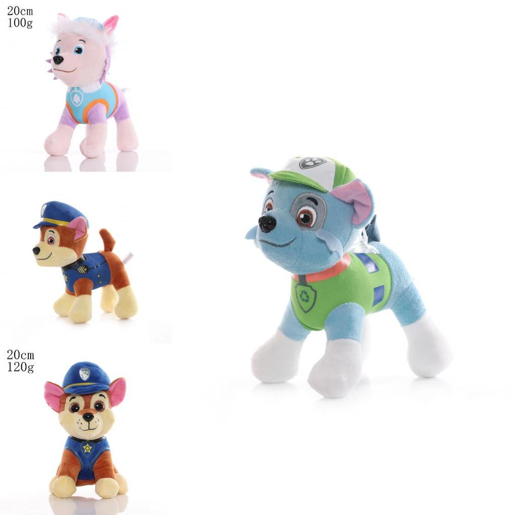 Adorable 20cm Paw Patrol Dog Plush Toy Stuffed Puppy Doll For Kids Gift Collection