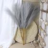55CM Fluffy Pampas Grass Boho Decor Flower Fake Plant Reed Simulated Wedding Party Home Decoration Artificial Flowers