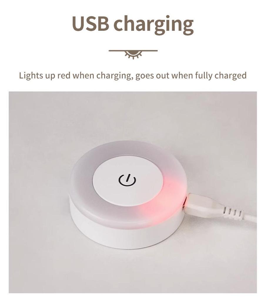 Touch-Sensing LED Night Light: Energy-Saving Bedside Lamp for Bedroom and Baby Feeding