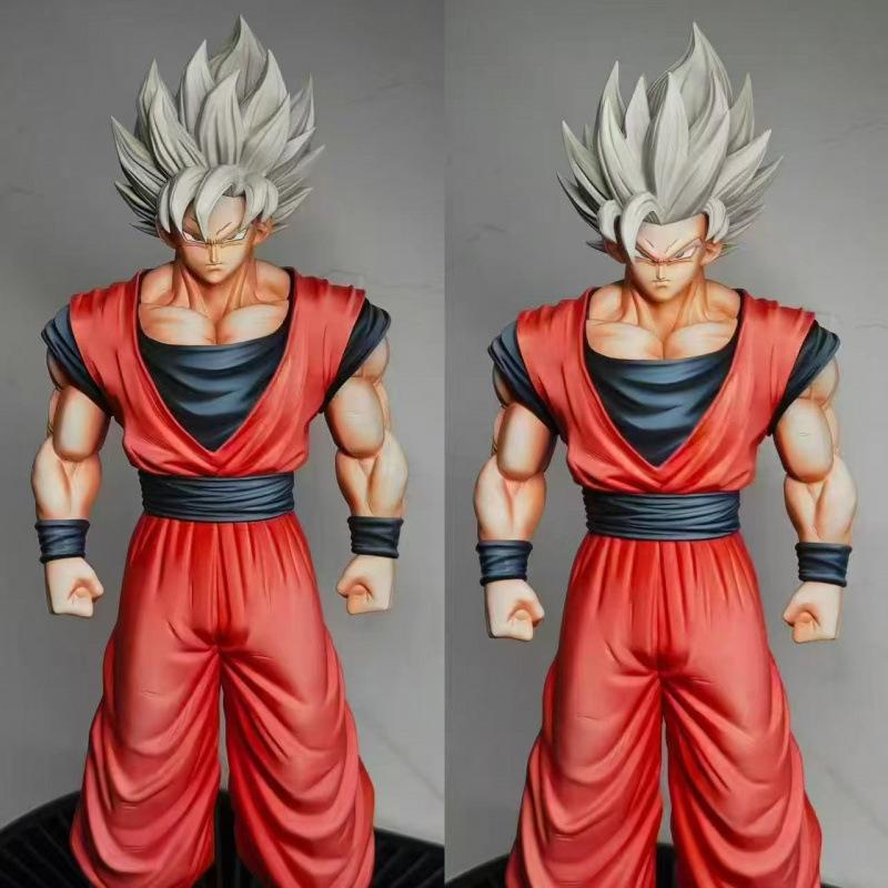 Animation Dragon Ball Super Competition 2 Wukong Figure Super Extreme Saiyan Super Pair Head Carving Bust Dragon Ball Super Ornament