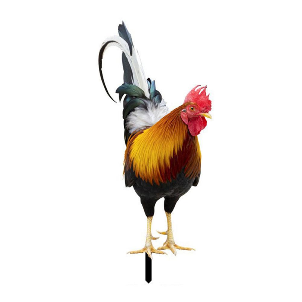 Garden Statues Ornaments For Hahn Chicken Decorations Sculptures Yard Art Outdoor Decorations Rooster Statue Art Deco