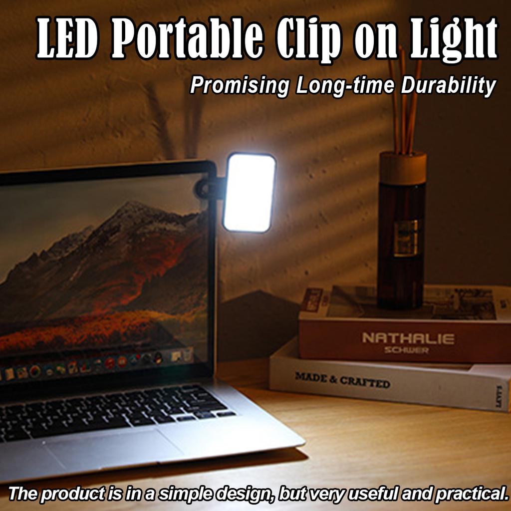 LED Selfie Light Phone Fill Light 120 LED 3000mAh Rechargeable Portable Video Light for Tiktok Vlog Video Conference Selfie