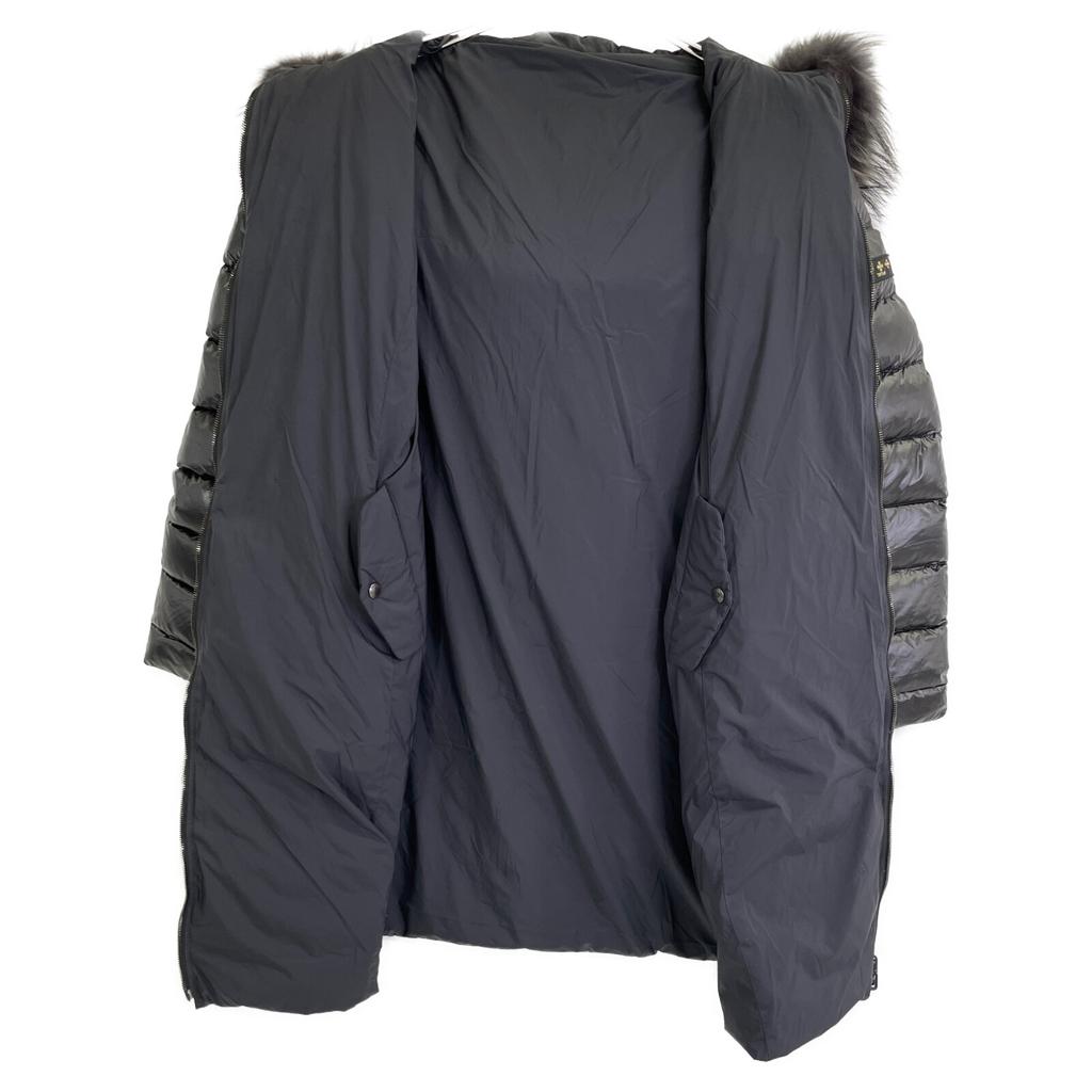 TATRAS LTA20A4706 ISERA Black Raccoon Fur Hooded Reversible Down Coat coat 5 blackUsed