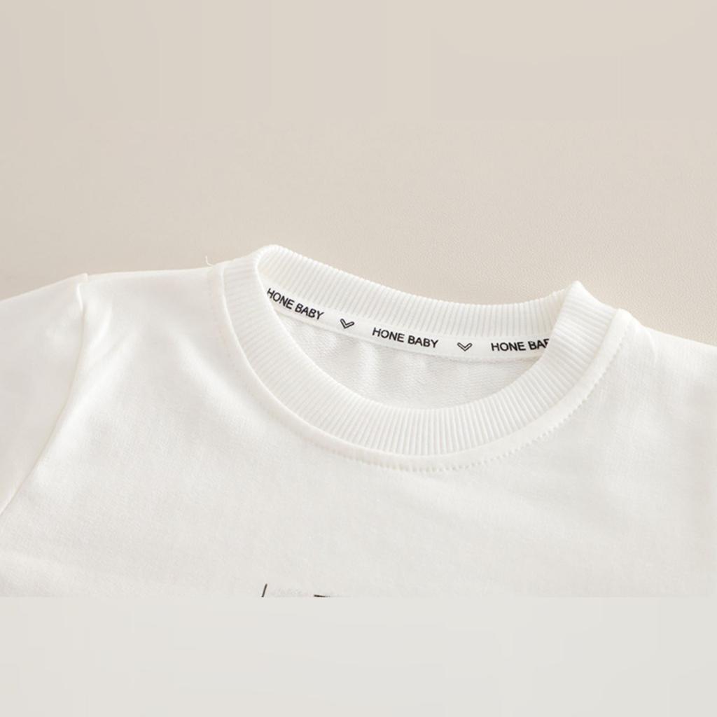 Kids Casual Long-Sleeve Set, Comfortable Daily Wear Outfits