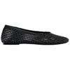 Zara Minimalist Elegant Woven Round Toe Flat Fashion Ballet Casual Shoes Women Flats Black 12524510800
