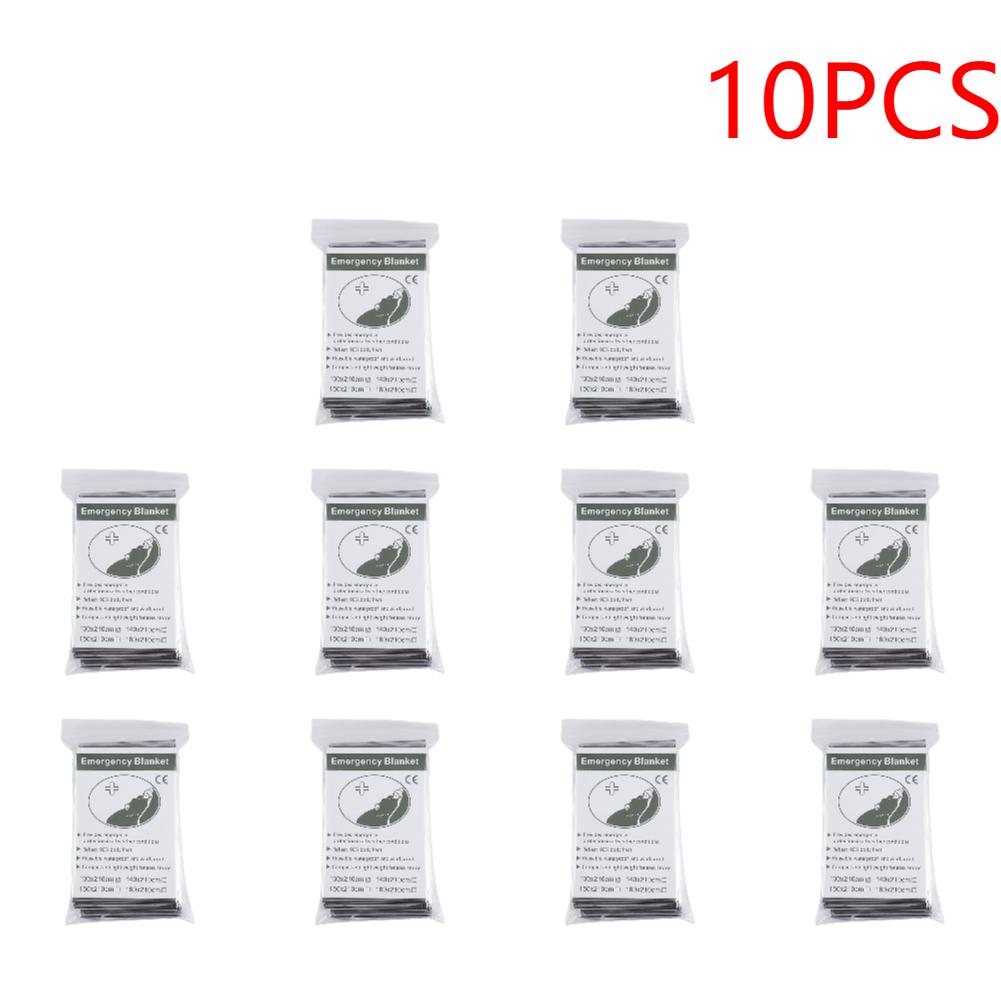 5-30PCS Emergency Blanket Outdoor Survive First Aid Rescue Kit Windproof Waterproof Foil Thermal Blanket for Camping
