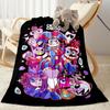 Digital Circus Blanket Ultra-Soft Perfect for Office Chair Chair Office All-Season Use Playful Design Gift for Travel Home Birthdays