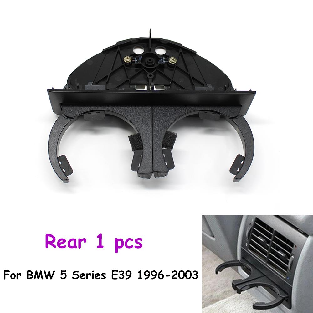 

LHD RHD E39 Car Rear Retractable Dual Hole Drink Bottle Beverage Holder Water Cup Holder For BMW 5 Series 1996-2003 520 530 540 Rear Black 1 PCS