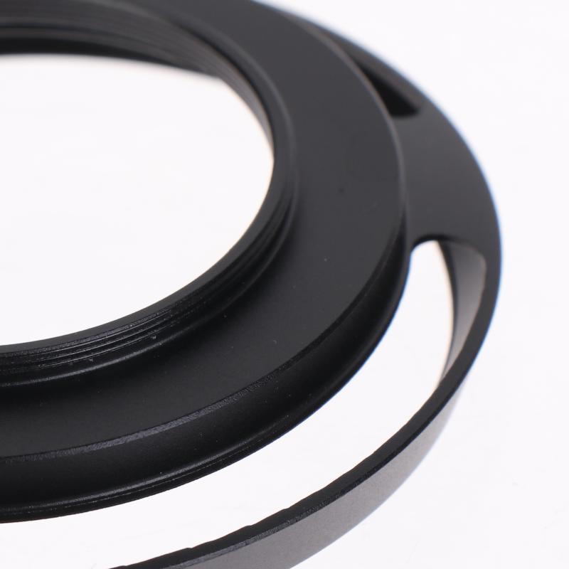 Hollow Wide-angle Lens Hood Ultra-thin 37-67mm Universal Anti-glare Accessory for Hiking Outdoor Photography