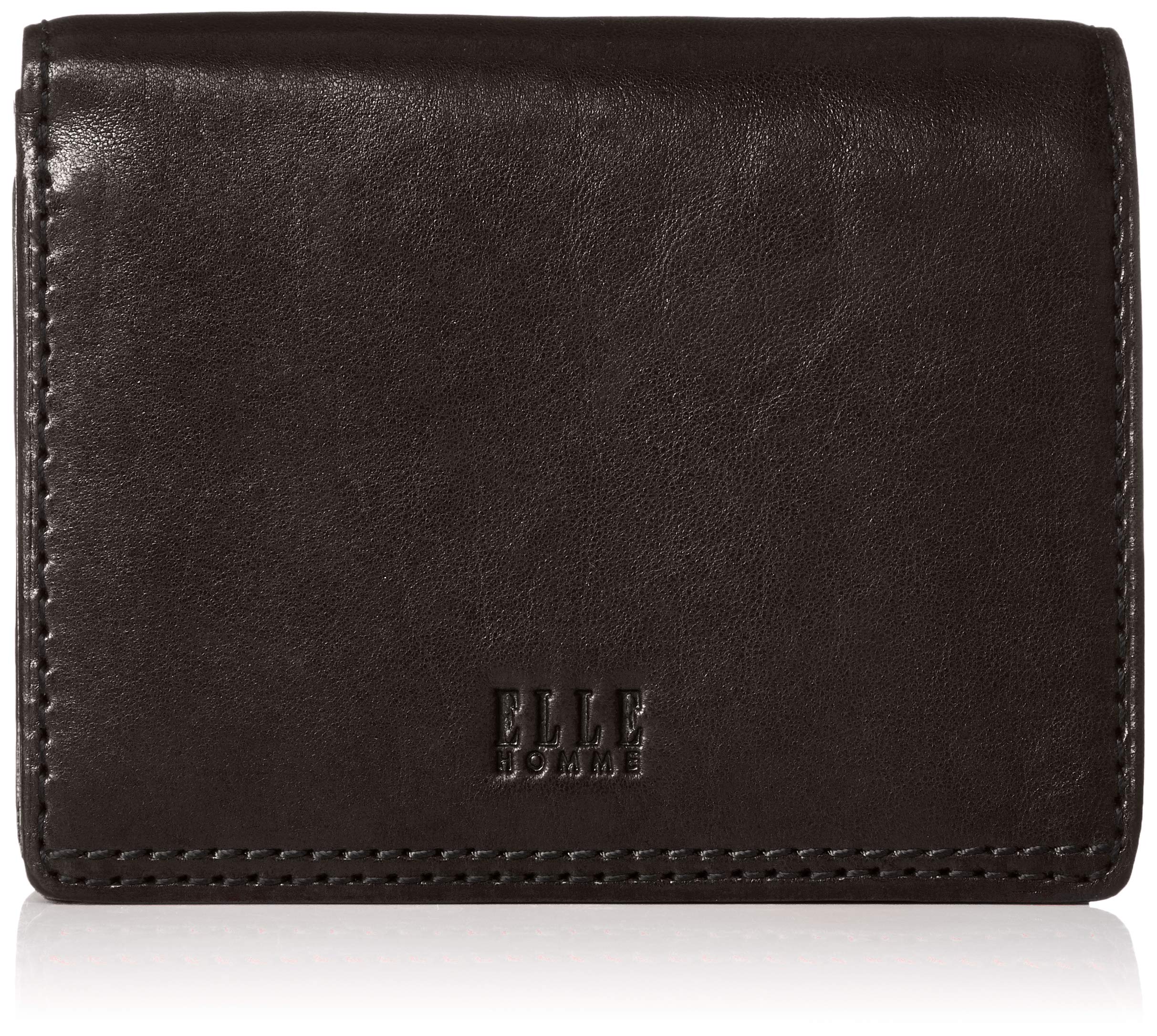 

El Homme Sheep Bifold Wallet (with Coin Purse) XP34211 Black