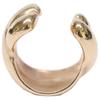 Ete K10 Cross Design Single Ear Cuff Earring Yellow GoldUsed