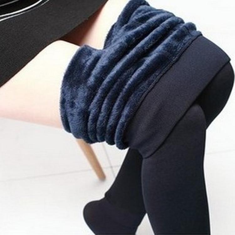 Pearl Fleece Tight Pants for Women, Autumn and Winter Fleece Thickened One-piece Tights, Warm Leggings