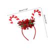 Flashing Christmas Headband with Built-in LED Light New Year Headgear Festive Hair Accessories for Holiday Parties
