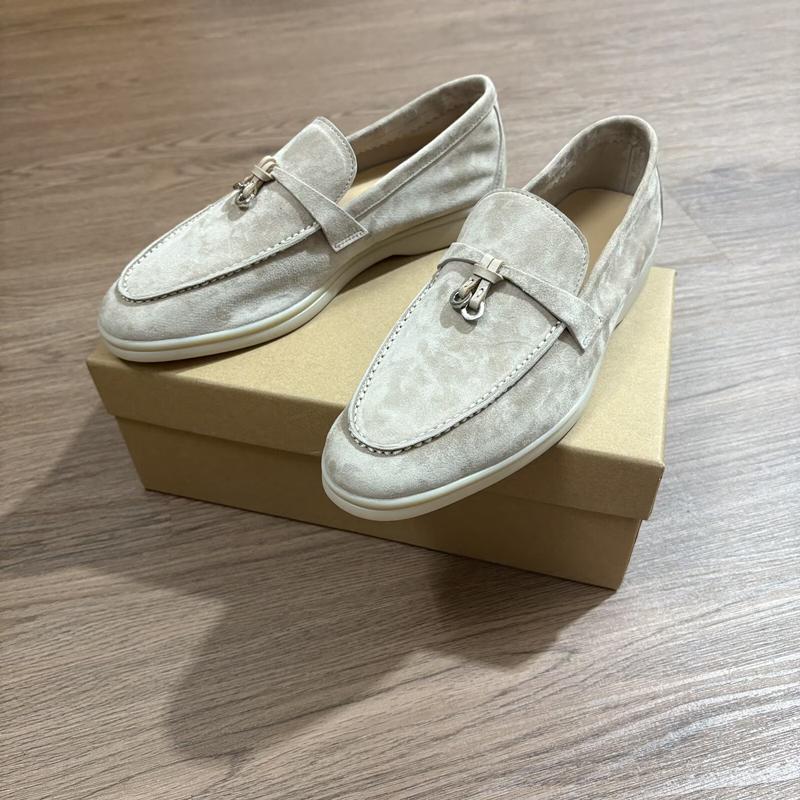 Sheepskin suede Flat casual women`s shoes