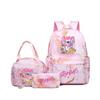 Witch Hunter Three-Piece Backpack Girl Digital Printing Elementary School Bag Large Capacity Backpack